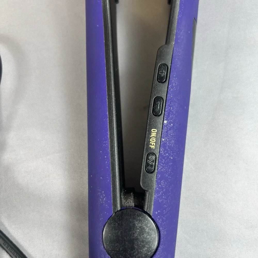 Hot Tools HTST2579 Purple Hair Straightener Digital Display Tested Works